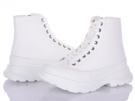Violeta 166-31 white-white (деми) ботинки женские