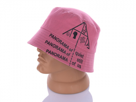 No Brand W055 pink (лето) панама женские