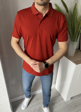 No Brand 1436 red (лето) футболка мужские