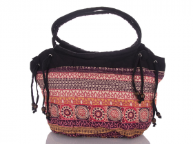 No Brand 579-7 black-purple (деми) сумка женские