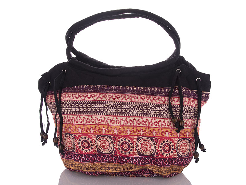 No Brand 579-7 black-purple (деми) сумка женские