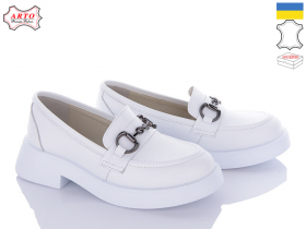 Arto 255 білий-к (деми) туфли женские