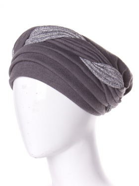 No Brand P852 grey (зима) шапка женские