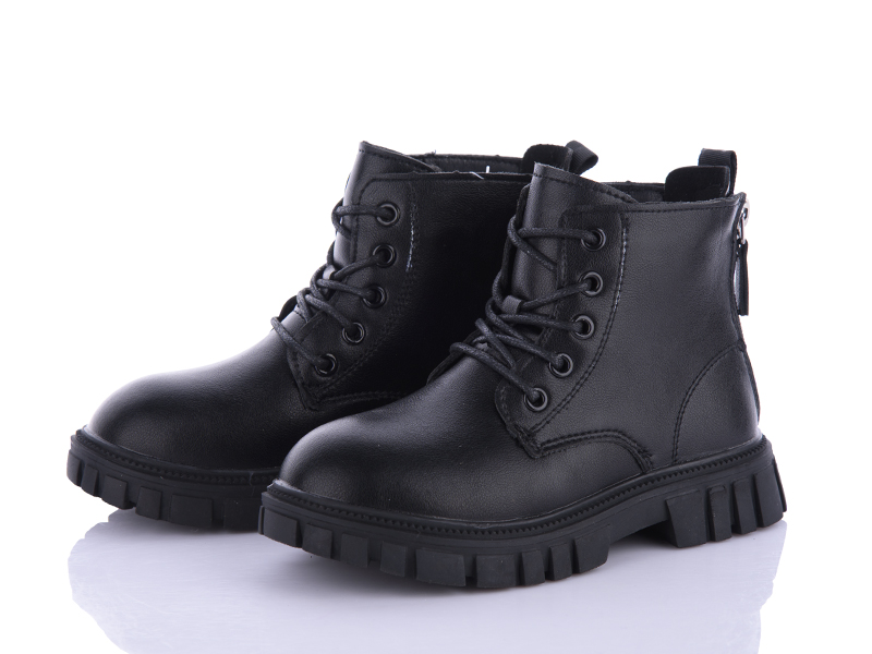 Angel Y103-A2155 black (деми) ботинки детские