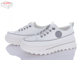 Aelida W01 white-grey (деми) кроссовки женские