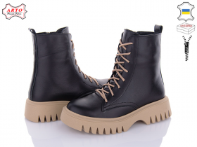 Arto 2210 ч-к (зима) ботинки женские