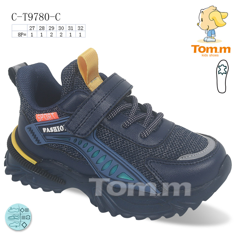 Tom.M 9780C (деми) кроссовки детские