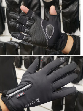 No Brand YD48 black (зима) перчатки мужские