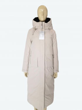 No Brand 818-1 l.grey (зима) пальто женские