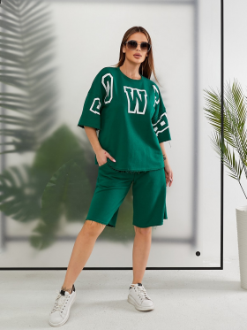 No Brand 905 green (лето) костюм женские