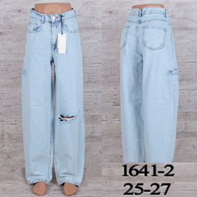 No Brand 1641-2 (лето) джинсы женские