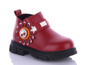No Brand 1-C666 red (зима) ботинки детские