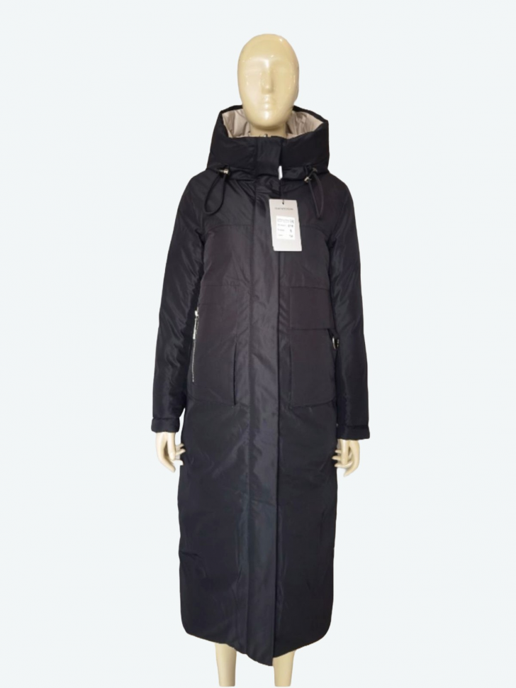 No Brand 818-1 navy (зима) пальто женские