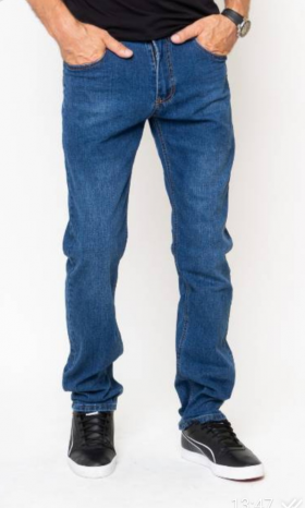 No Brand LJ12 blue (деми) джинсы мужские