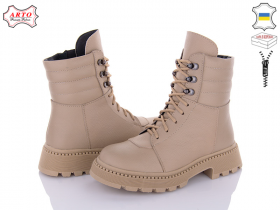Arto 525 латте-к (зима) ботинки женские