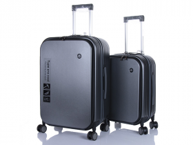 No Brand L20109 grey (деми) набор чемоданов женские
