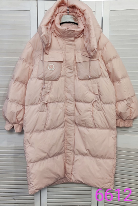 No Brand 6612 pink (зима) куртка женские