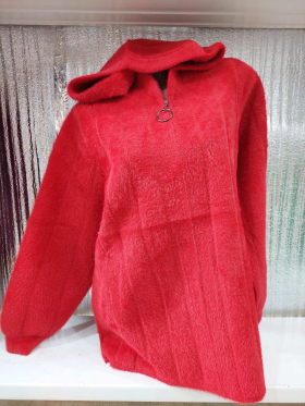 No Brand 26356 red (деми) куртка женские