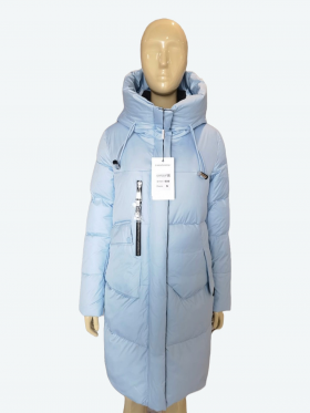 No Brand 909 l.blue (зима) куртка женские