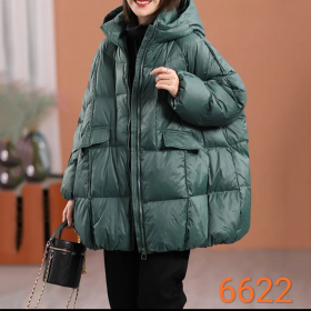 No Brand 6622 green (зима) куртка женские