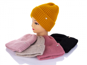 No Brand SW012-1 mix (зима) шапка женские