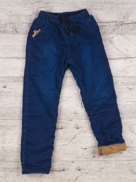 No Brand 8423-2 navy (зима) джинсы детские