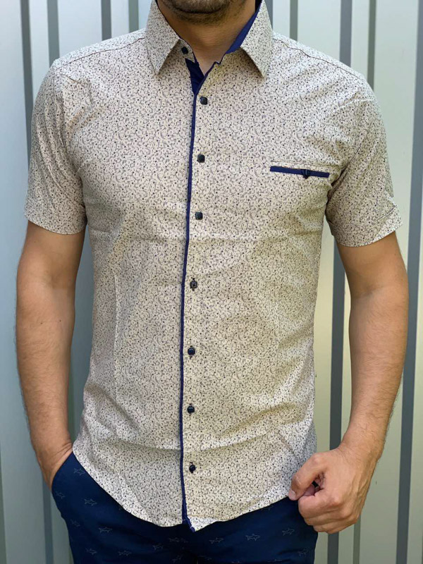 No Brand R25 beige (лето) рубашка мужские