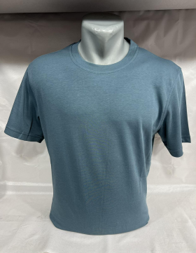 No Brand 245030 blue (лето) футболка мужские