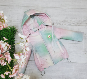 No Brand 384 pink (деми) куртка детские