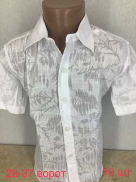 No Brand Q0011 white (лето) рубашка детские