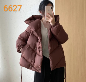 No Brand 6627 brown (зима) куртка женские