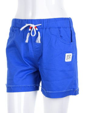 No Brand 6713-7 blue (лето) шорты женские