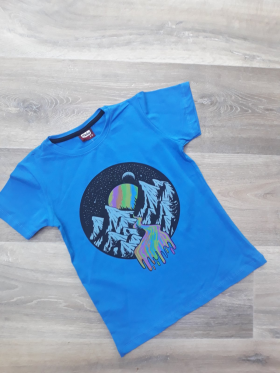 No Brand 8424 l.blue (лето) футболка детские