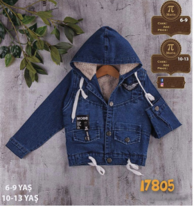 No Brand 17805-1 blue (деми) куртка детские