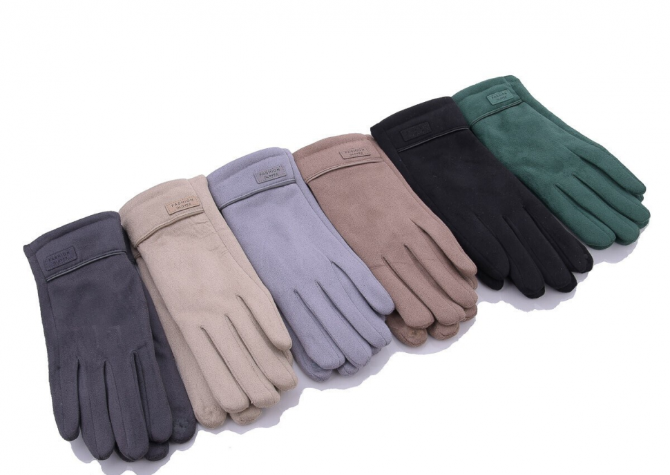 No Brand 2-55 mix (зима) перчатки женские