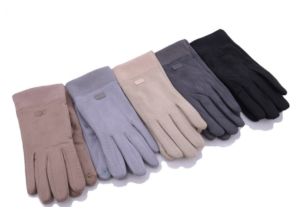 No Brand 2-57 mix (зима) перчатки женские