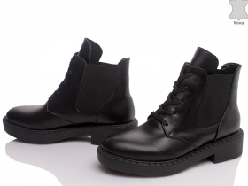 Paradize CH-308 чорний-d (деми) ботинки женские