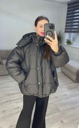No Brand 200 black (зима) куртка женские