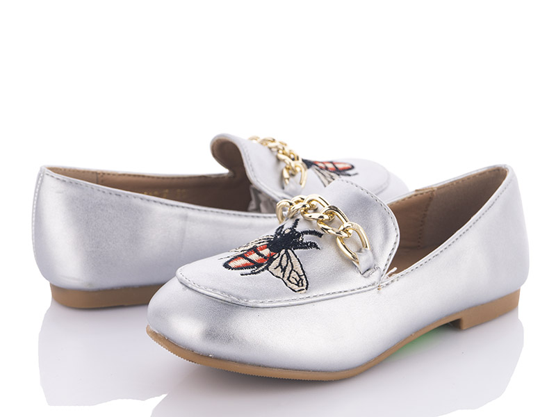 Doremi G2012M silver (деми) туфли детские