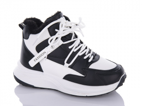 No Brand SG01 white-black (зима) кроссовки женские