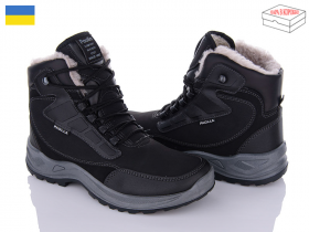 Paolla 362 чорний (зима) ботинки мужские