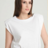 No Brand 24063 white (лето) футболка женские