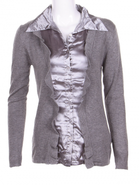 No Brand Z9011 grey (деми) свитер женские