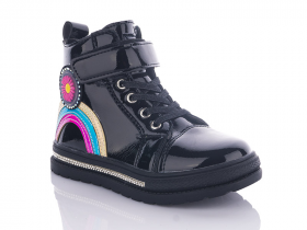 No Brand 4709-3520-01 black (деми) ботинки детские