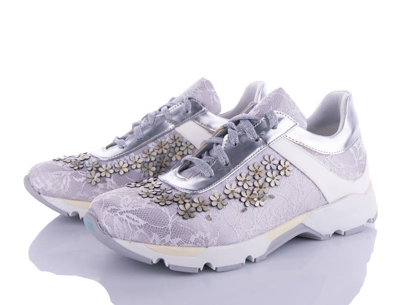 Seniorah 5000 grey (деми) кроссовки женские