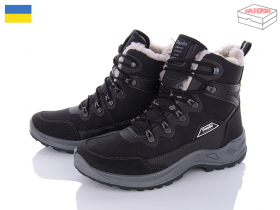 Paolla 363 чорний (зима) ботинки мужские