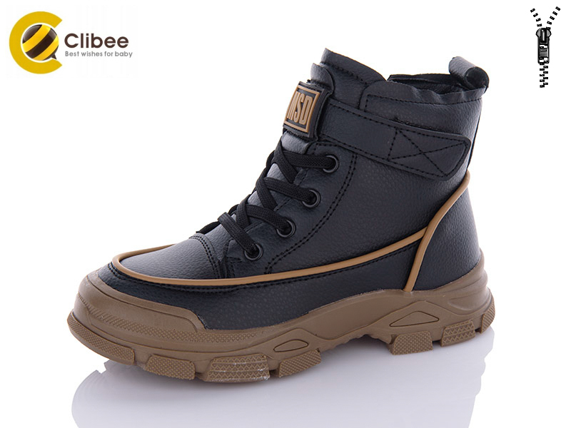 Clibee GC7 black (деми) ботинки детские