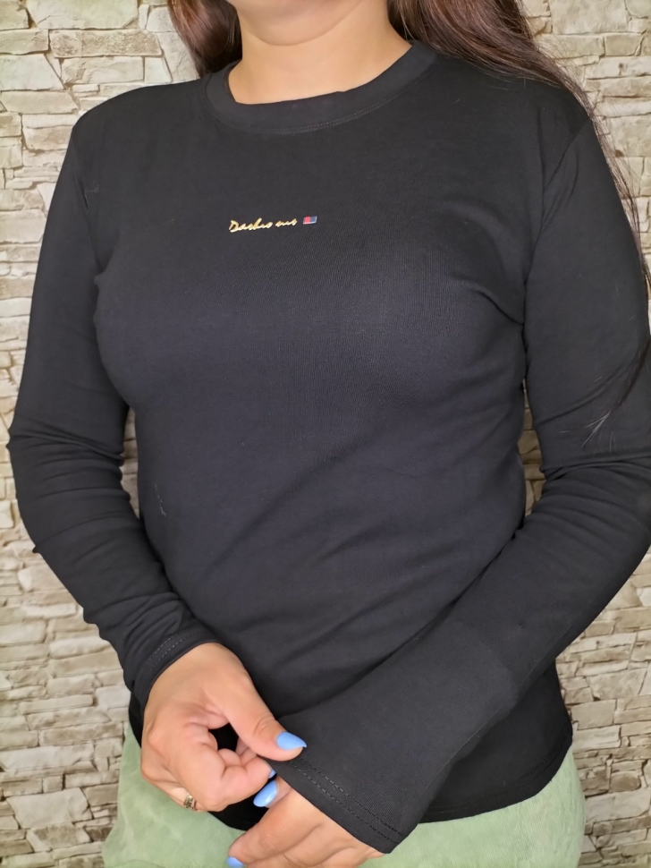 No Brand 7188 black (деми) свитер женские