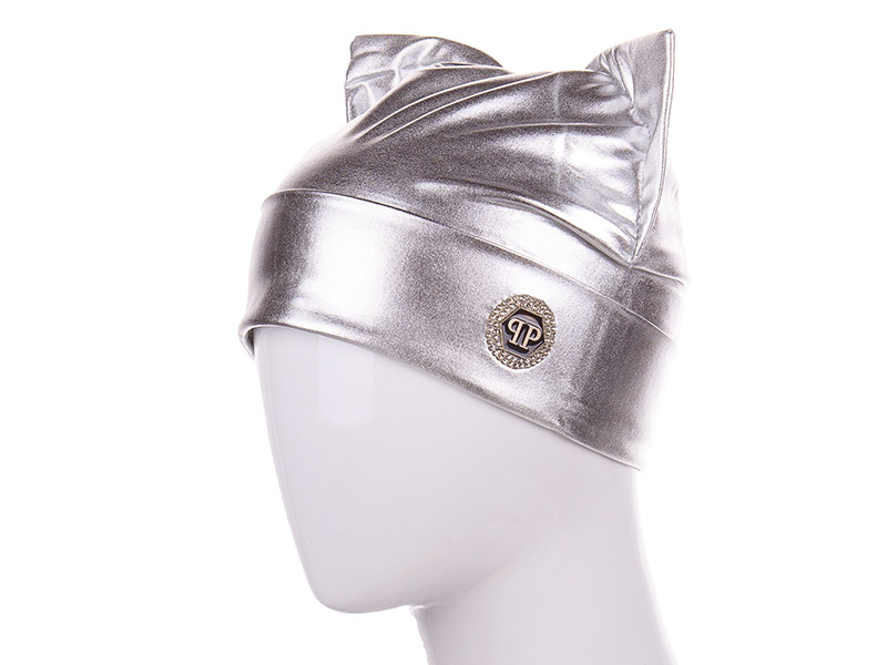 No Brand H96 silver (деми) шапка женские