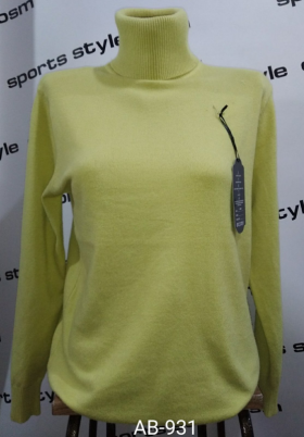 No Brand AB931 l.green (зима) свитер женские